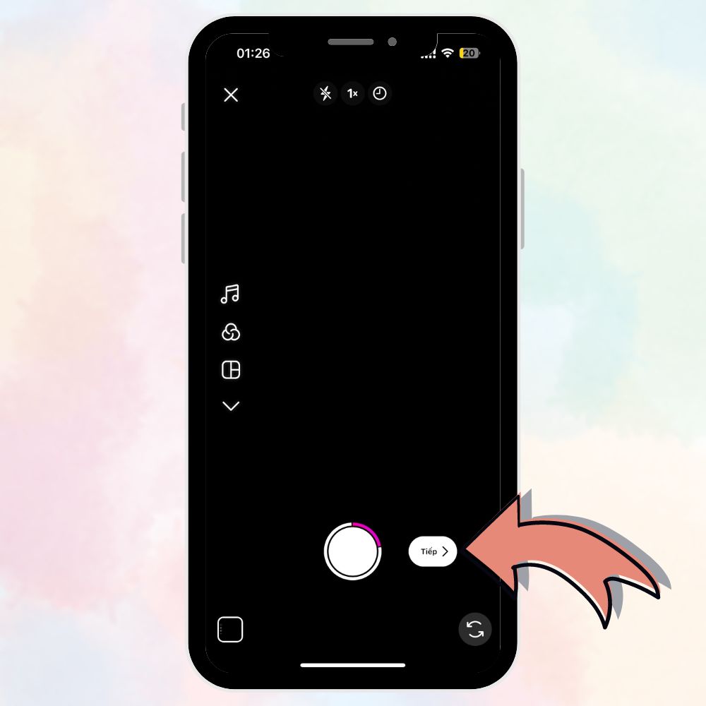 Cách ghim văn bản trong video Reels Instagram chưa đầy 5 giây 2