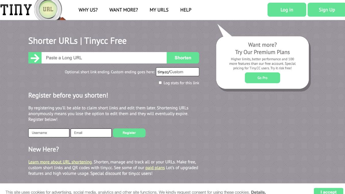 trang web Rút gọn link miễn phí uy tín