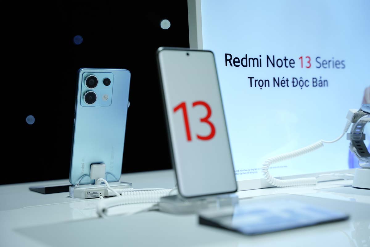 Redmi Note 13 Series sở hữu viền màn hình siêu mỏng