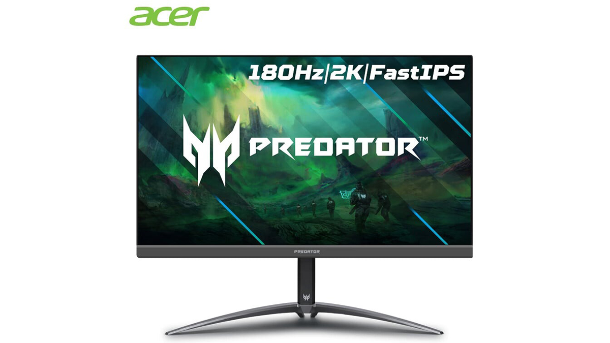Màn hình chơi game mới của Acer có viền mỏng ấn tượng