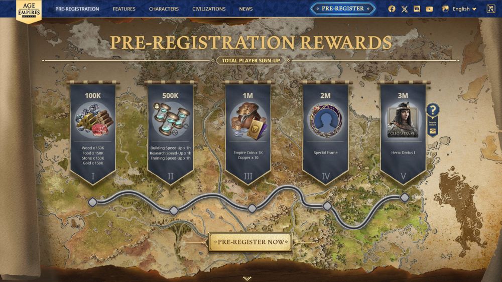 Age of Empires: Mobile mở đăng ký trước và ấn định thời gian ra mắt
