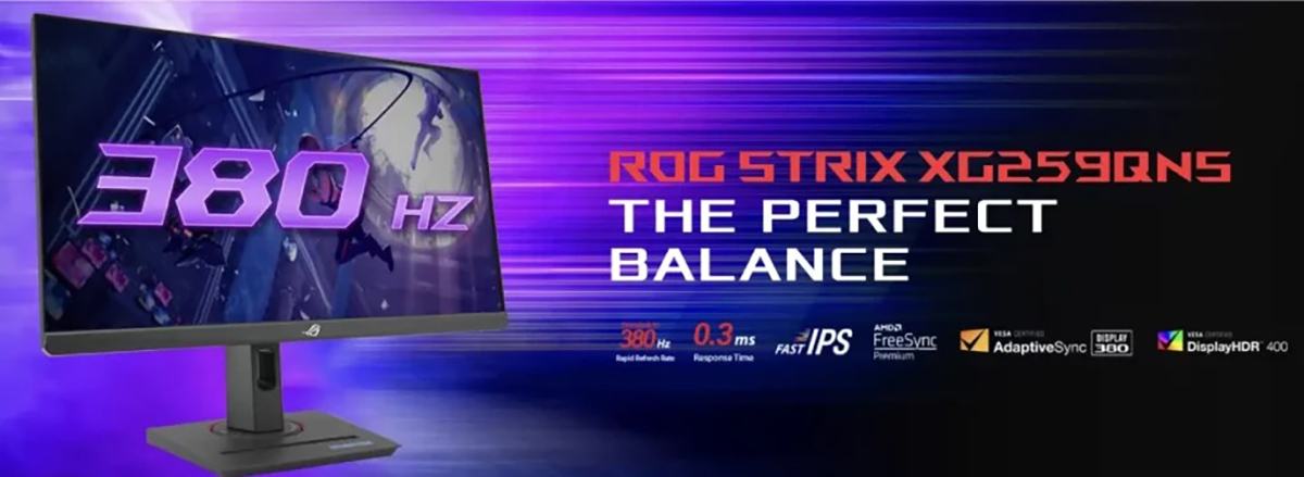 ASUS ra mắt màn hình gaming ROG Strix XG259QNS mới