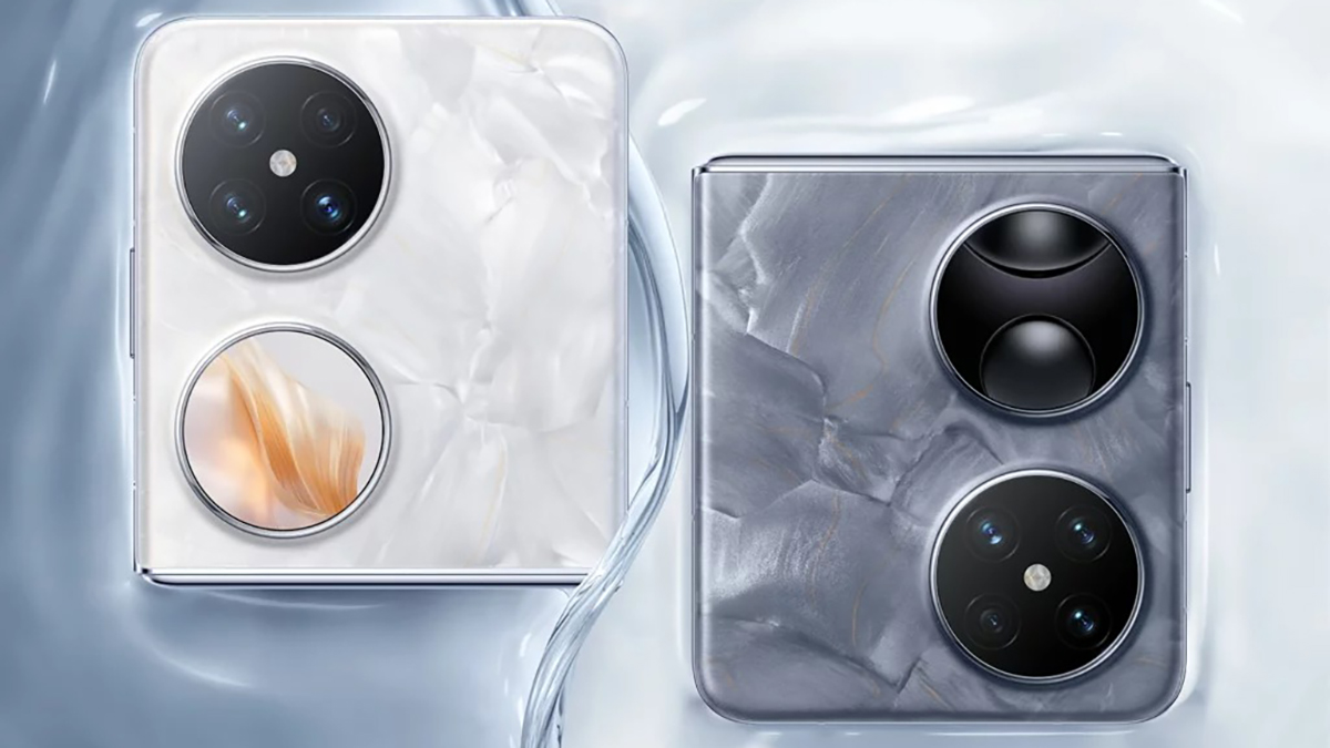 Smartphone màn hình gập dọc mới của Huawei có thiết kế đẹp mắt