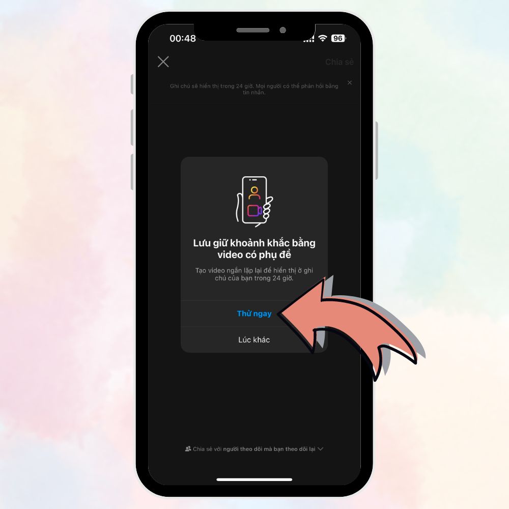 Cách chia sẻ video bằng Instagram Notes 3
