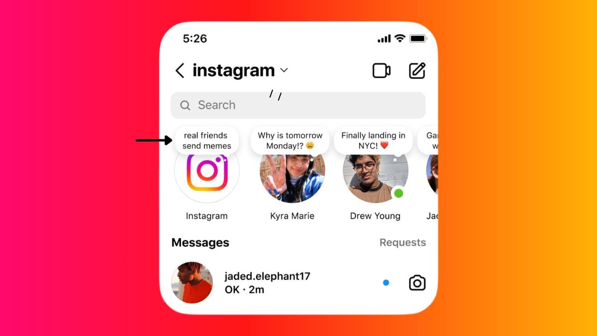 Khám phá tính năng chia sẻ video bằng Instagram Notes