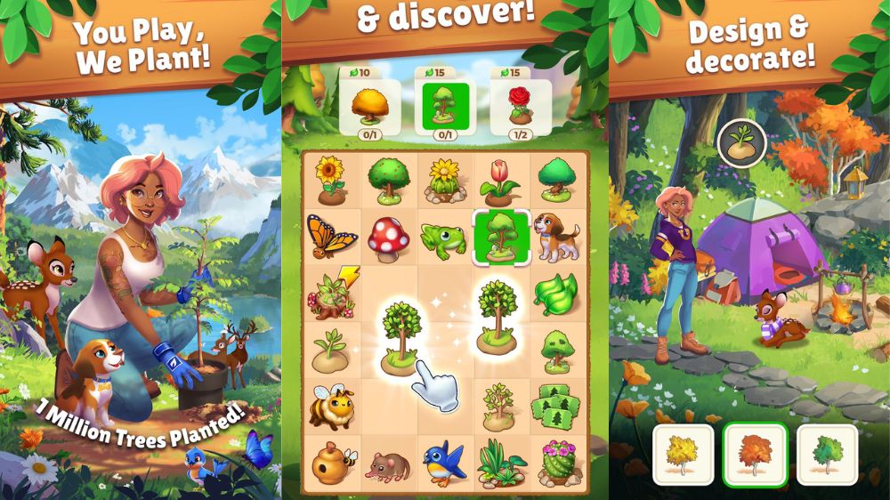 LongLeaf Valley: Game giải đố mobile bảo vệ môi trường giúp bạn biến cây ảo thành cây thật