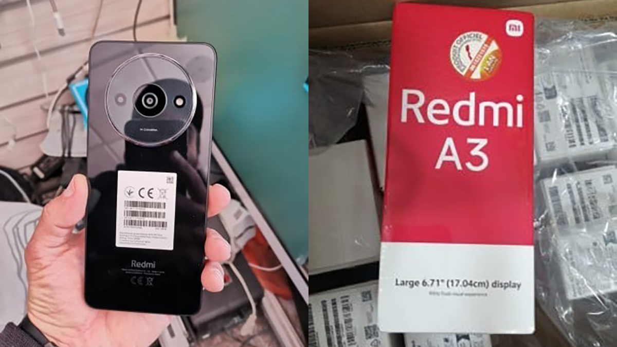 Redmi A3 lần đầu lộ ảnh thực tế