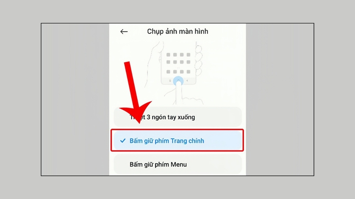 cách chụp màn hình điện thoại Redmi bằng lối tắt - bước 3