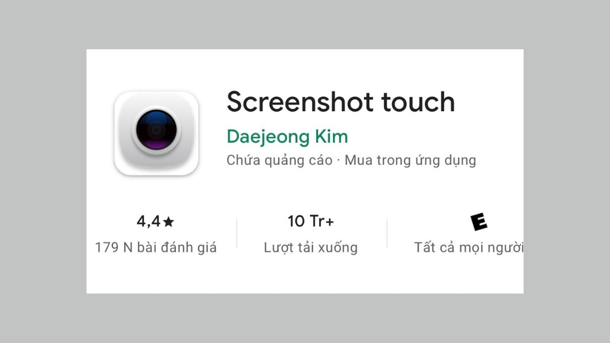  Cách chụp màn hình Redmi bằng app thứ ba