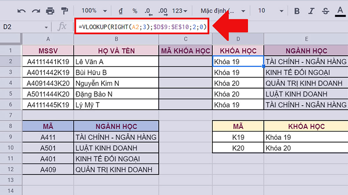 Ví dụ chi tiết