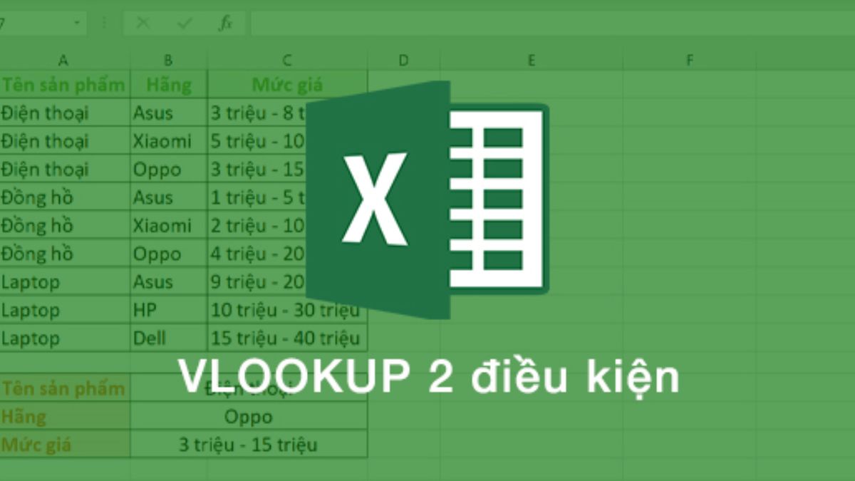 Hàm vlookup nhiều điều kiện là gì?