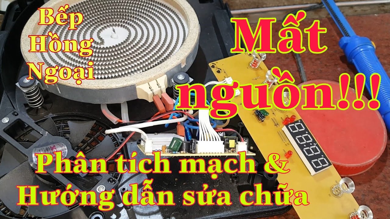 Cách sửa bếp hồng ngoại mất nguồn