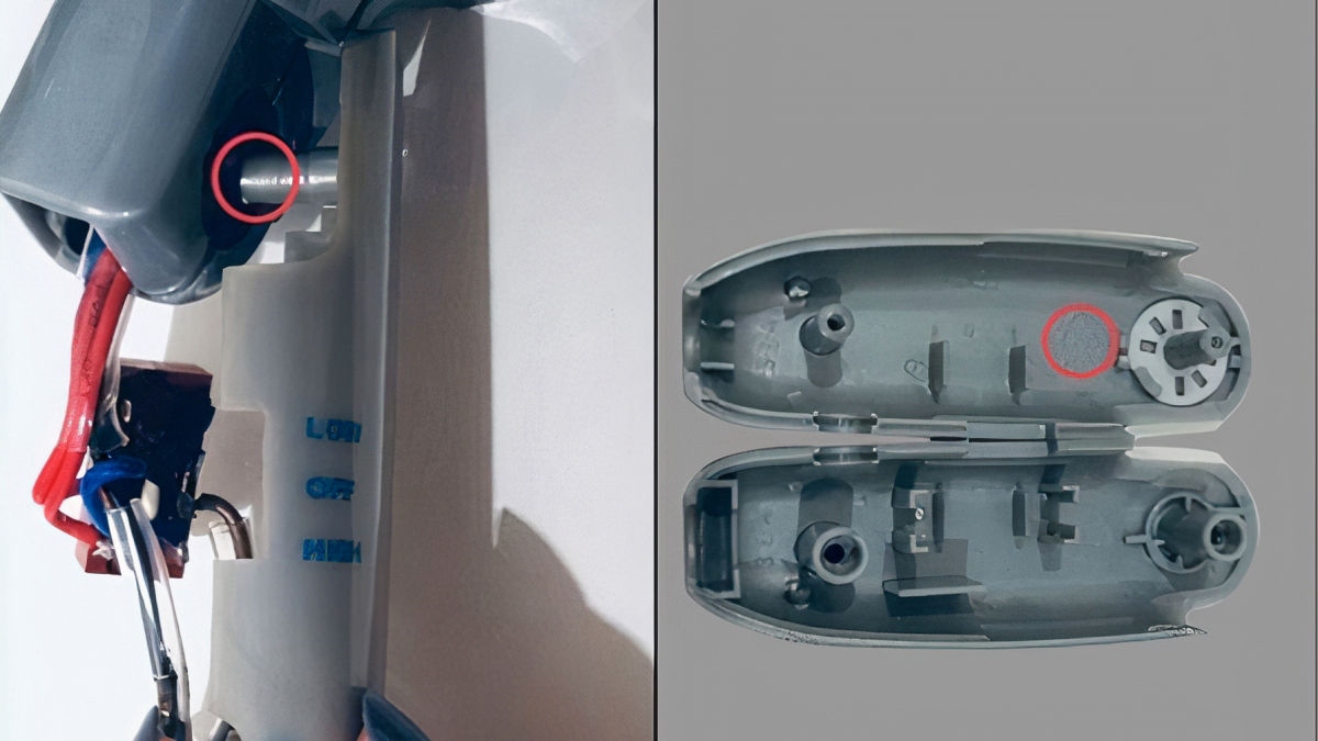 Hướng dẫn cách tháo máy sấy tóc bước 3