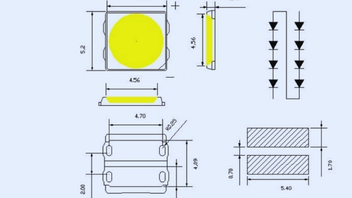 Chip LED Bridgelux 5050