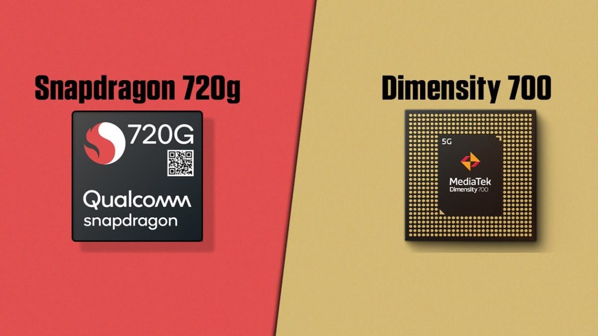 So sánh Mediatek Dimensity 700 và Snapdragon 720G