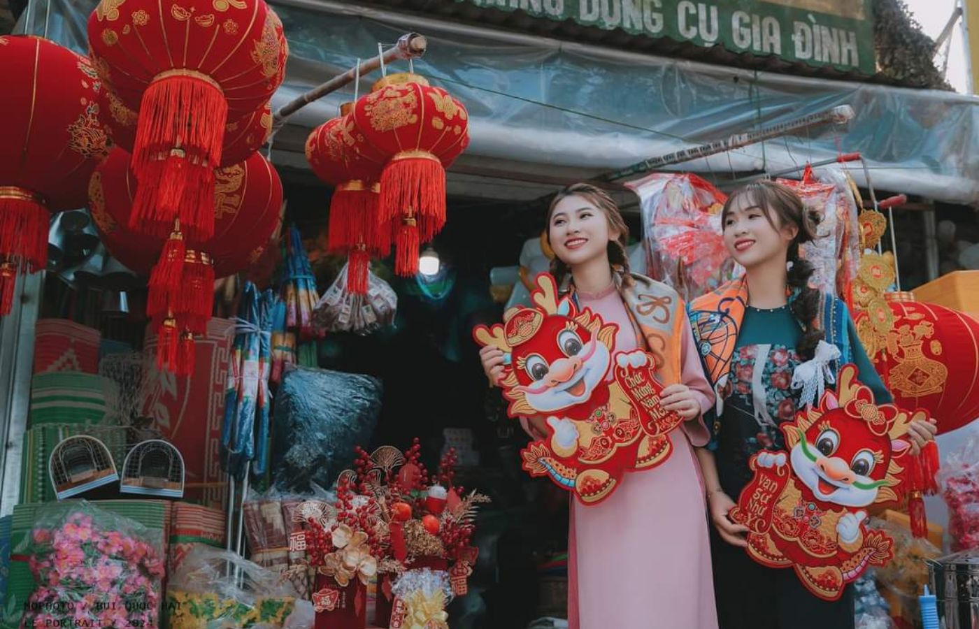 Cách chụp ảnh áo dài cùng hội bạn 1