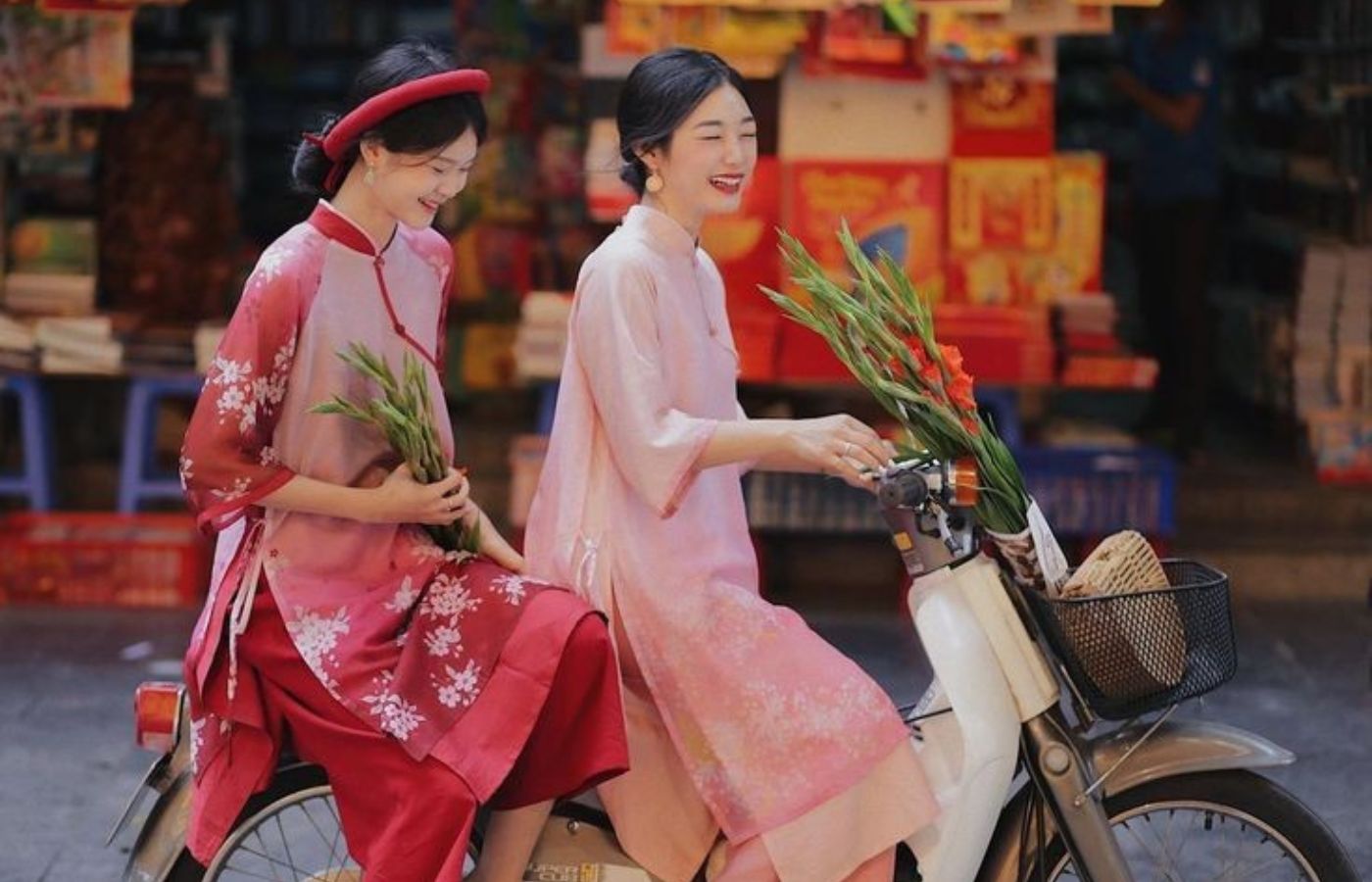 Cách chụp ảnh áo dài cùng hội bạn 2