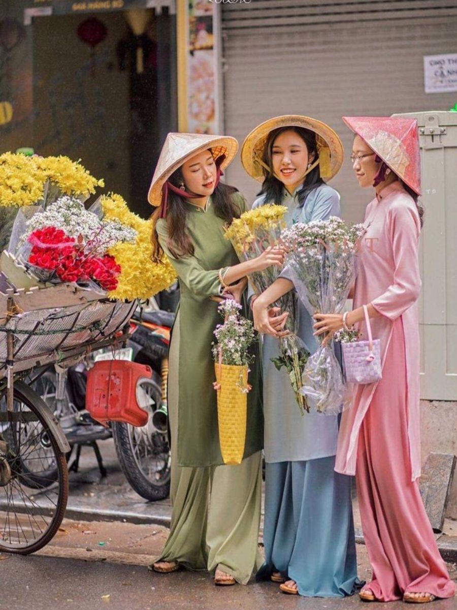 Cách chụp ảnh áo dài cùng hội bạn 7