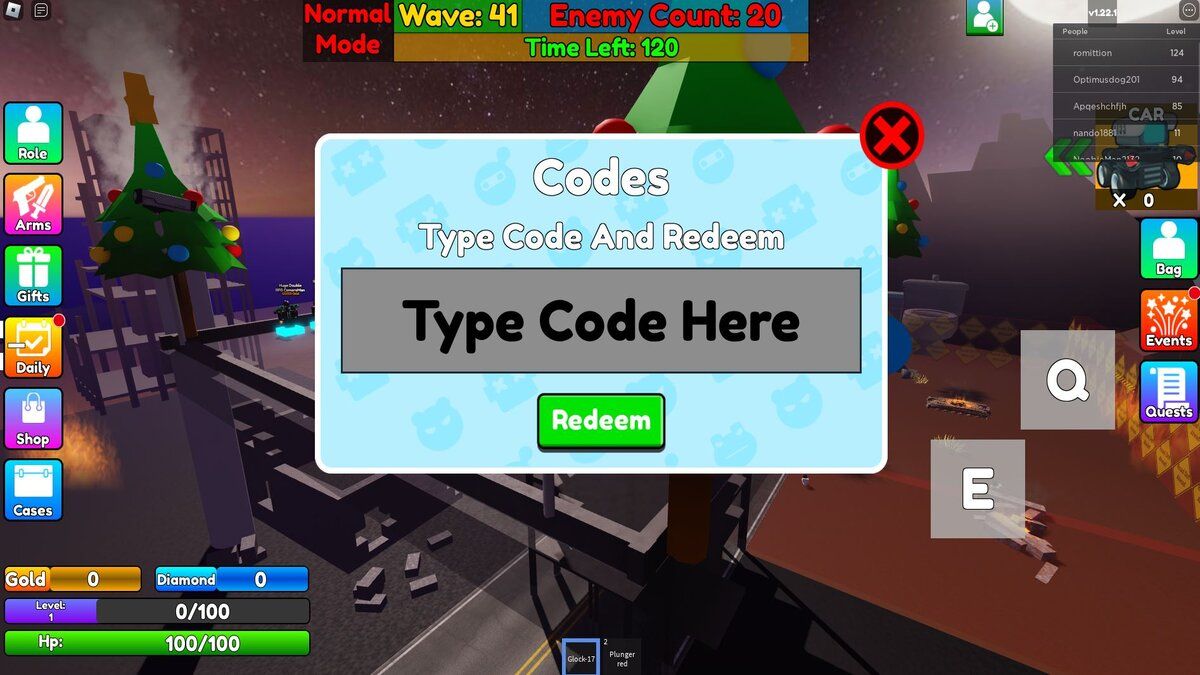 Lưu ý khi dùng code Bathroom Attack