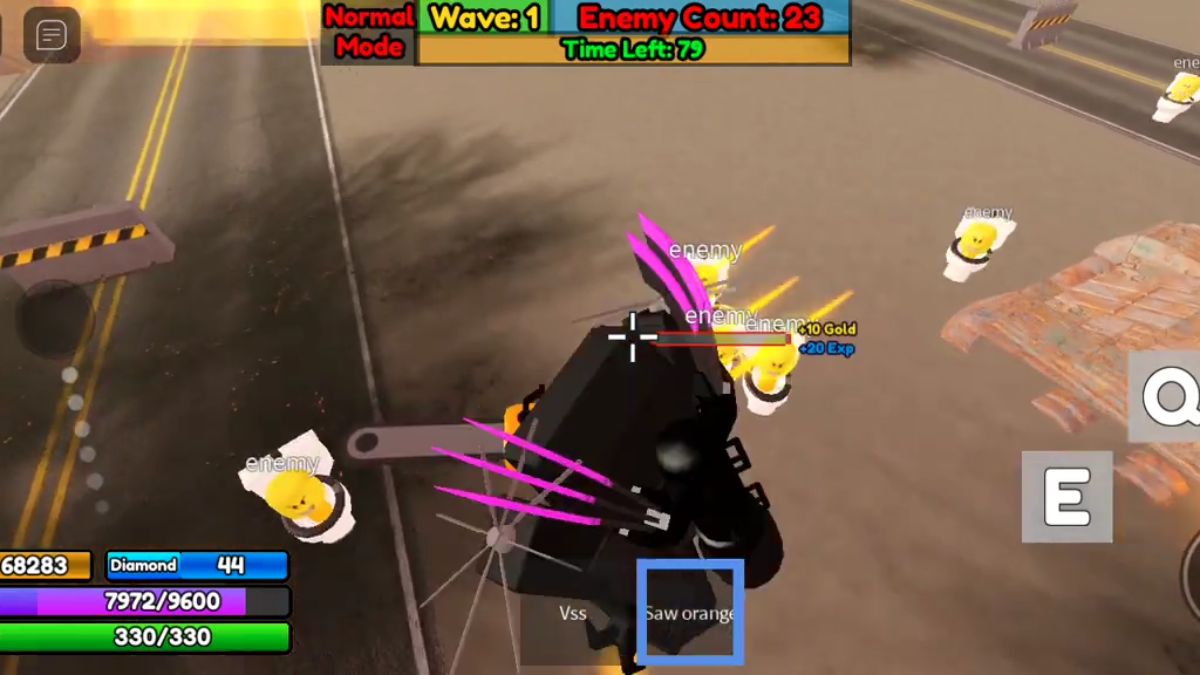 Các chơi Bathroom Attack cho người mới bước 3