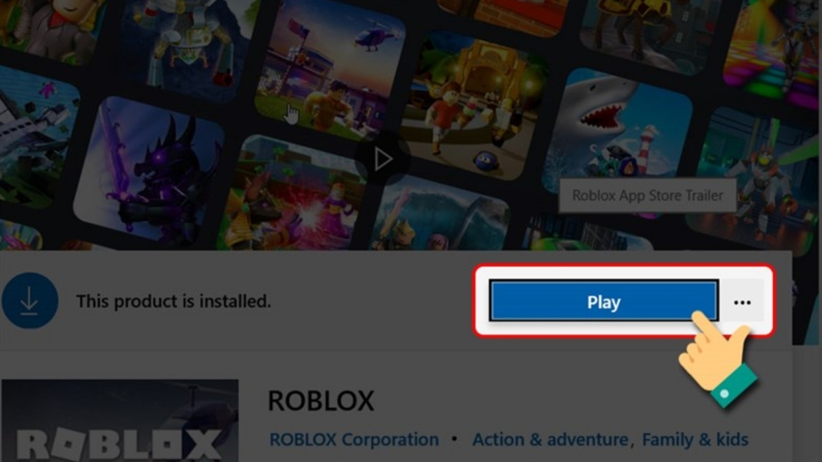 Cài đặt game Cam Conqueror Roblox bước 4