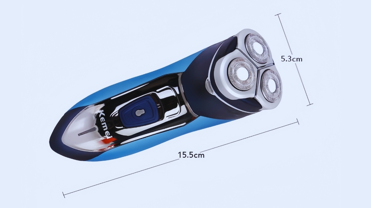 Nên mua máy cạo râu điện hãng nào - Kemei KM7390