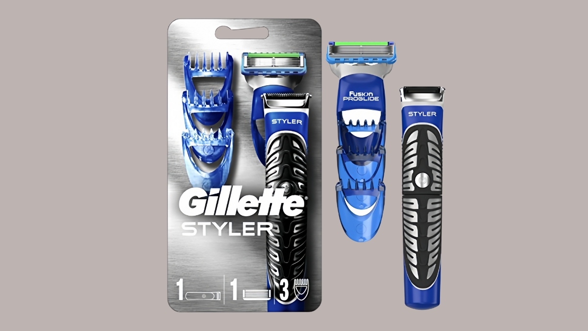 Nên mua máy cạo râu nào - Gillette Styler 3 in 1 Cartridge Trimmer