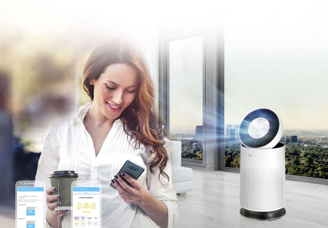 Máy lọc không khí LG của nước nào?