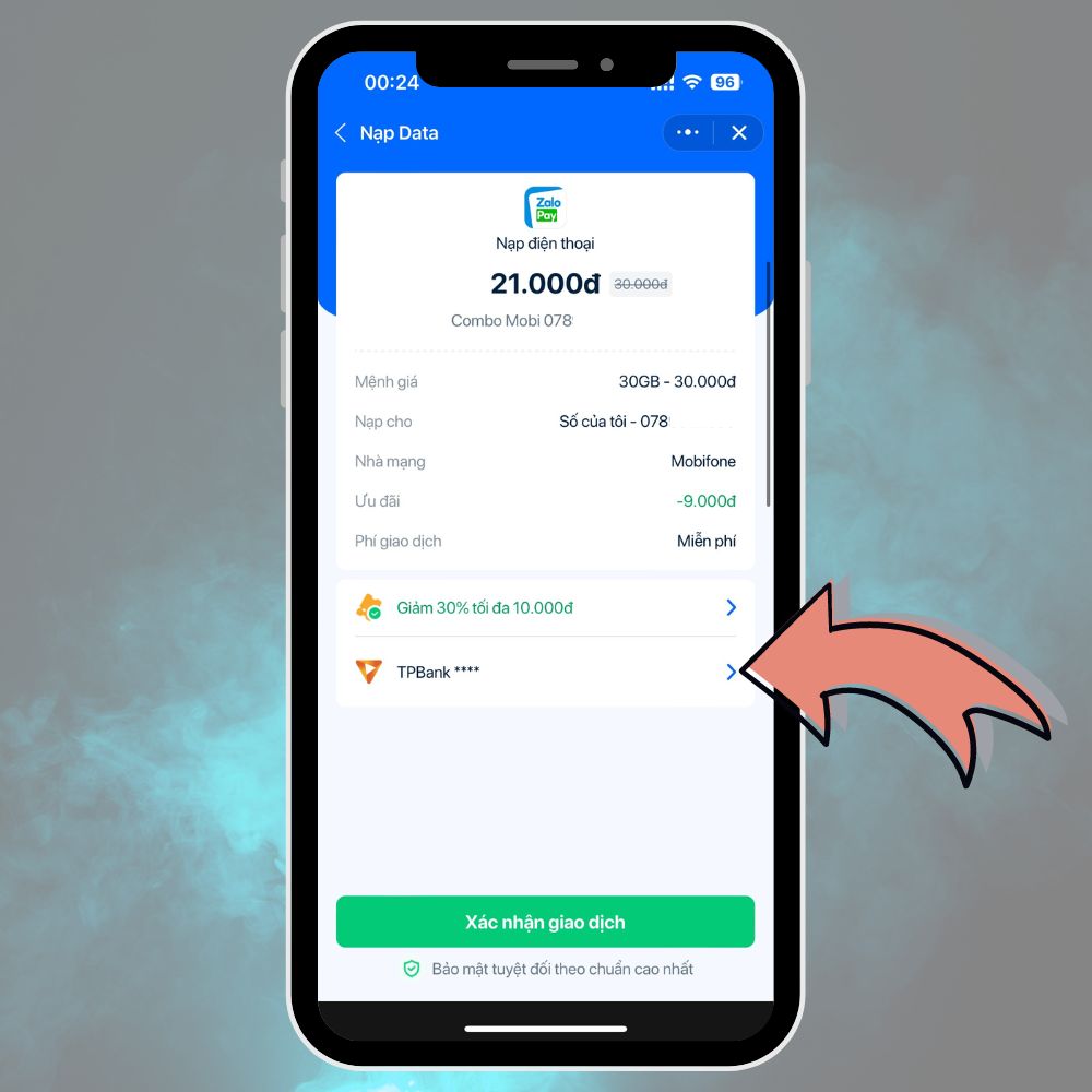 Cách tặng data cho thuê bao khác trên Zalo 7