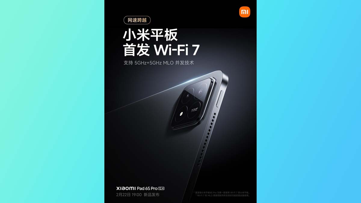 Xiaomi Pad 6S Pro sẽ hỗ trợ kết nối Wi-Fi 7