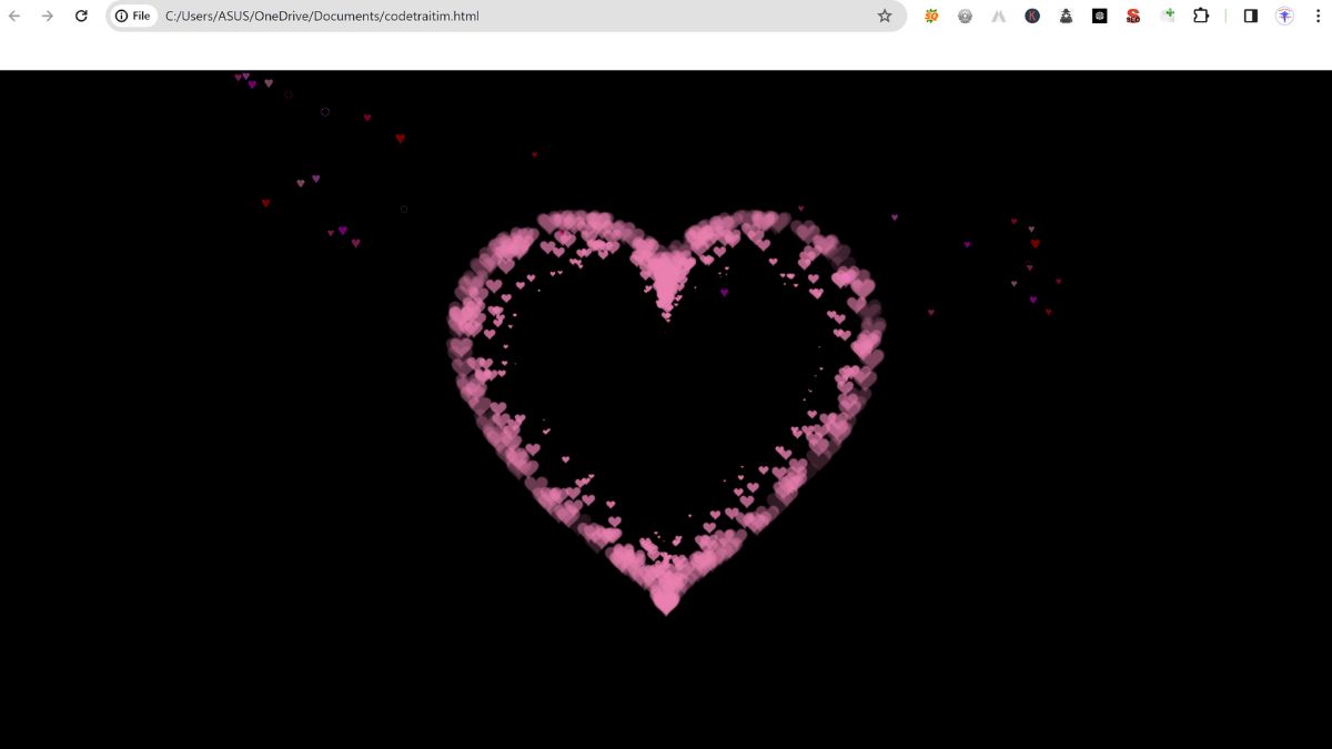 Làm code trái tim HTML cơ bản 2