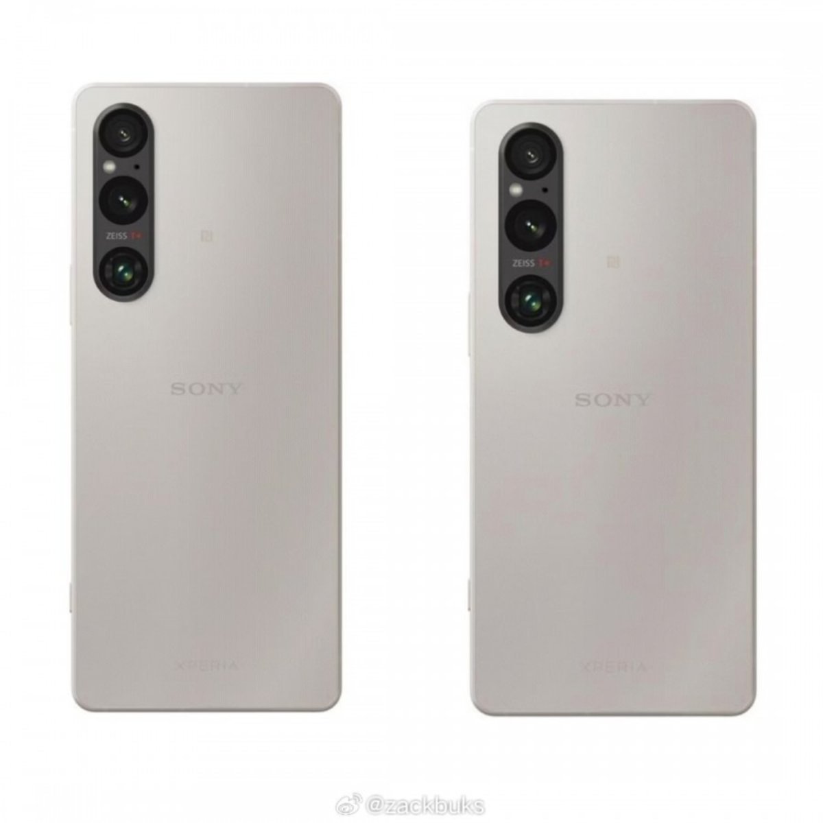 Thiết kế mặt sau (Xperia 1 V bên trái và Xperia 1 VI bên phải)