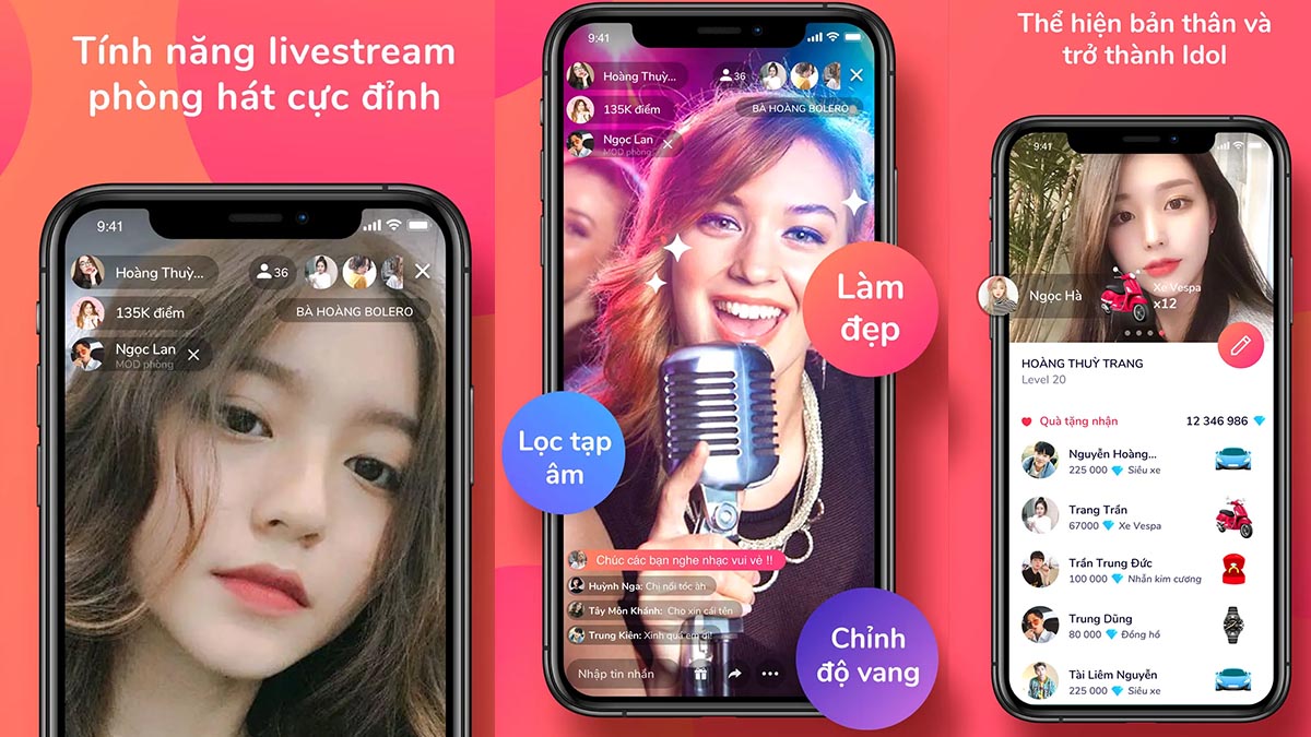 LiveKara - app Hát Karaoke thu âm miễn phí
