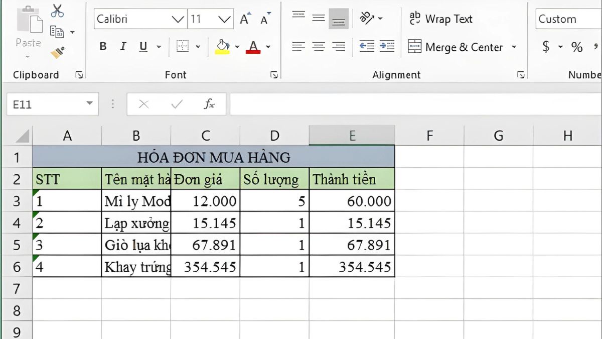 Vì sao nên loại bỏ dấu chấm trong Excel?