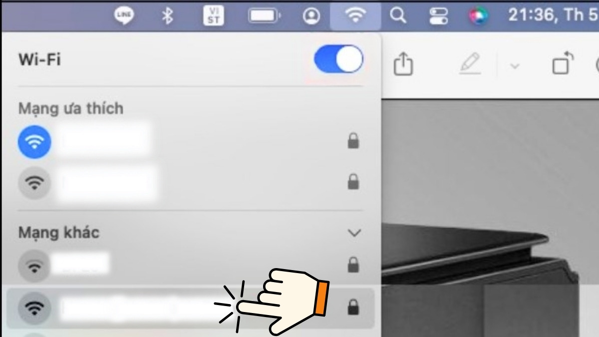 Cách kết nối Wifi cho Macbook cực dễ bước 2