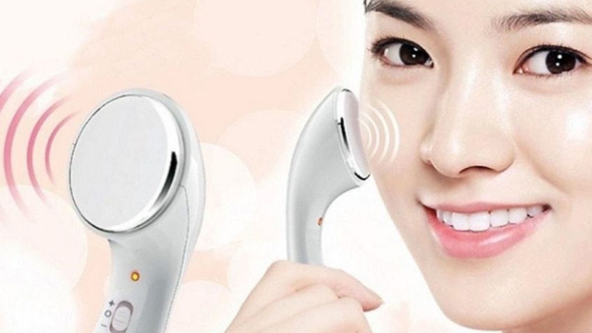 Máy massage chăm sóc da mặt 