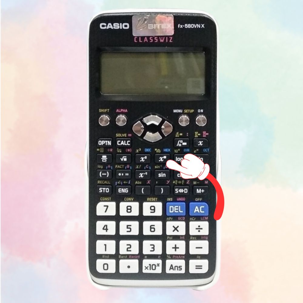 Cách tính lũy thừa trên máy tính Casio fx-580vn siêu dễ