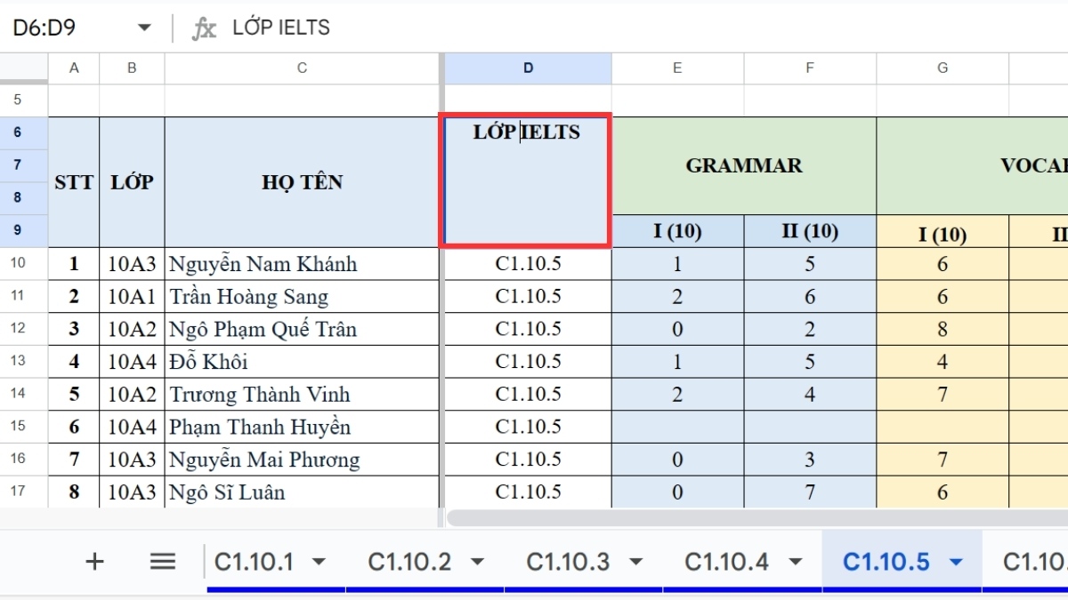 Sử dụng phím tắt