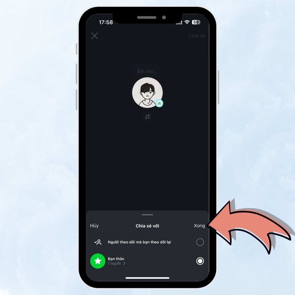 Cách chia sẻ Instagram Note với một người duy nhất 6