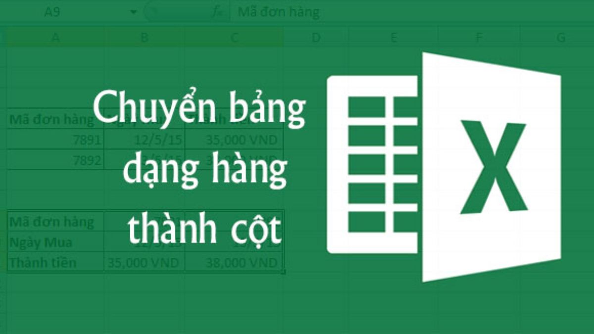 Lợi ích của chuyển cột thành hàng trong Excel