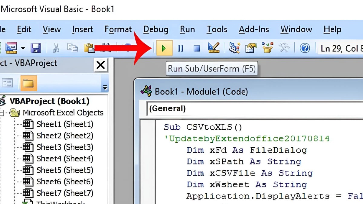 Thực hiện chạy code