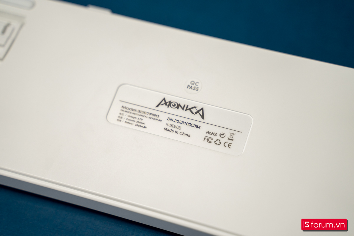 Tem sản phẩm của bàn phím cơ custom Monka 3067 V2 Pro