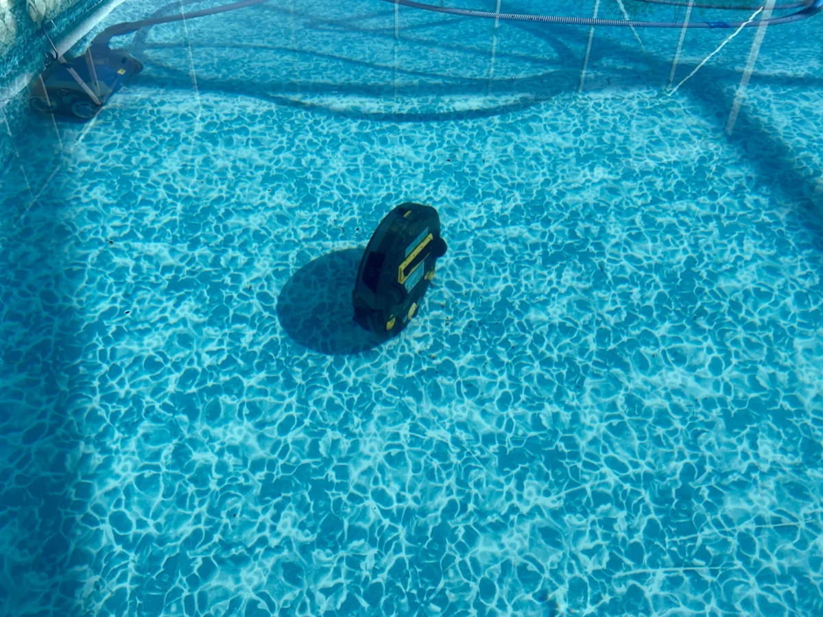 Chú robot trốn khỏi nhà và nhảy xuống hồ bơi, nguồn: Reddit