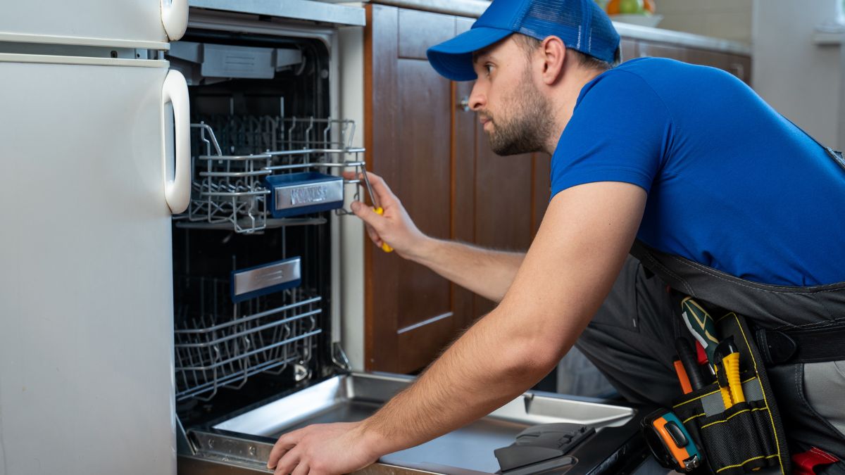 Cách lắp đặt máy rửa bát