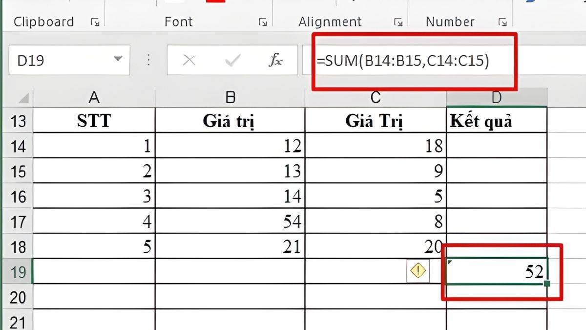 Cách khắc lỗi #NULL! trong Excel hiệu quả