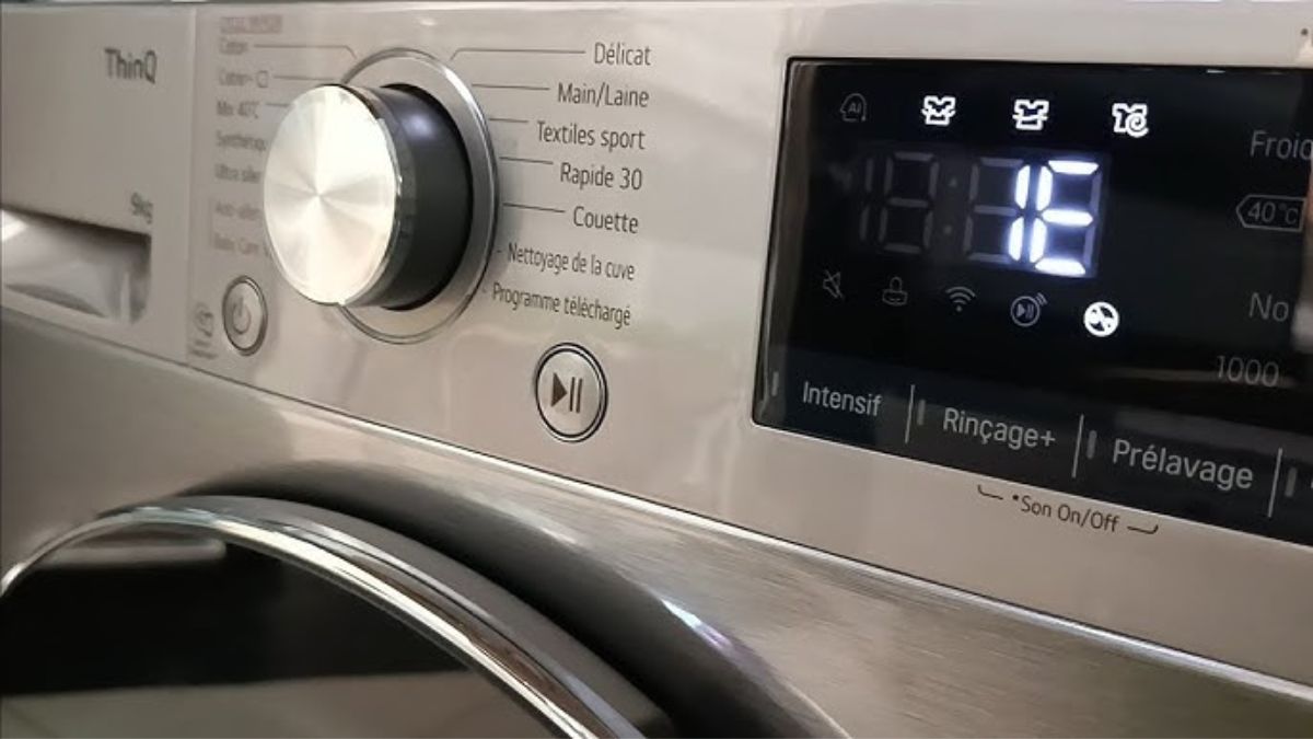Máy giặt hiện IE là lỗi gì?