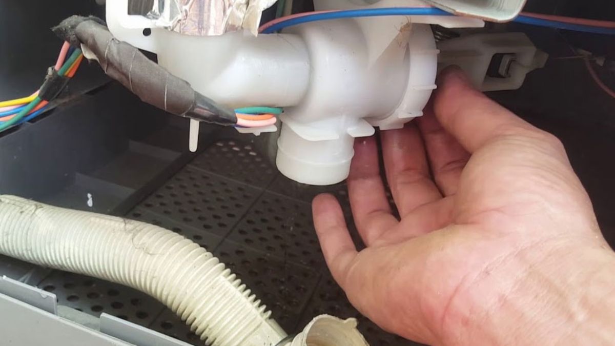 Cách sửa lỗi tình trạng máy giặt không xả nước do van xả và motor xả
