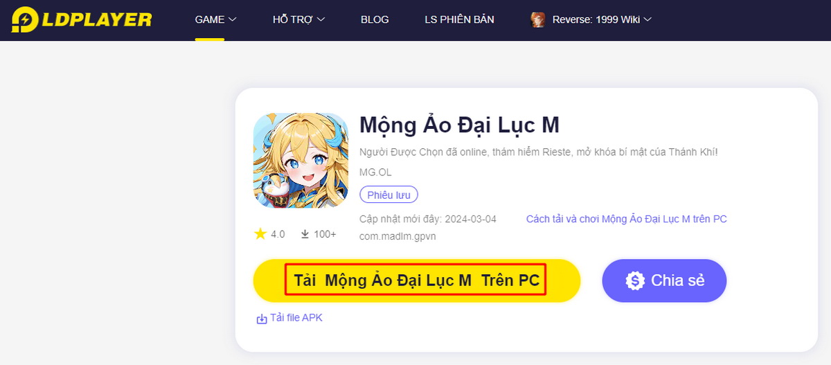 Mộng Ảo Đại Lục M: Làm thế nào để khám phá thế giới mở tuyệt đẹp trên PC?