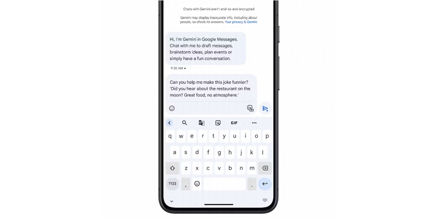 Google đang làm mới cách thức giao tiếp của chúng ta qua tin nhắn với Gemini AI