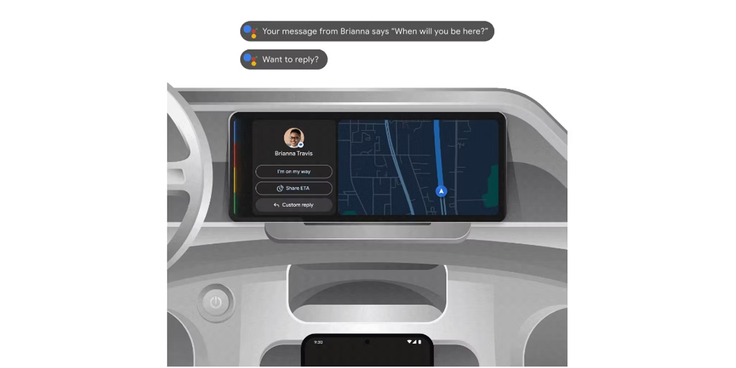 Android Auto giờ đây có khả năng tóm tắt tin nhắn văn bản dài và đề xuất các câu trả lời hoặc hành động tiếp theo